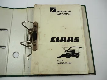 Claas Jaguar 820 840 860 880 Feldhäcksler Werkstatthandbuch Reparatur 1996