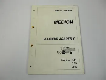 Claas Medion 310 320 340 Schulung Hydraulik Elektrik Werkstatthandbuch 2002