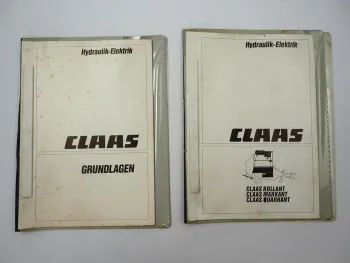 Claas Rollant Markant Quadrant Presse Hydraulik Elektrik Schaltplan 1990/91