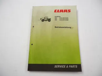 Claas Scorpion 7030 7040 7045 Teleskoplader Betriebsanleitung Bedienung 2011