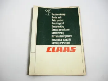 Claas Spezialwerkzeuge für Mercator Dominator Jaguar Landmaschinen Katalog 1984