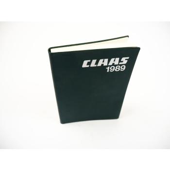 Claas Taschenkalender 1989