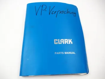 Clark C500 135 LPG Gabelstapler Ersatzteilkatalog Truck Parts Manual List 1984