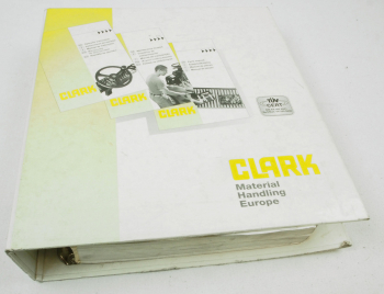 Clark CDG CGP 25 35 H Stapler Bedienungsanleitung Ersatzteilliste Wartungsheft