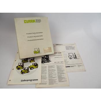 Clark CDP 20 25 30 Gabelstapler Ersatzteilliste Parts Manual