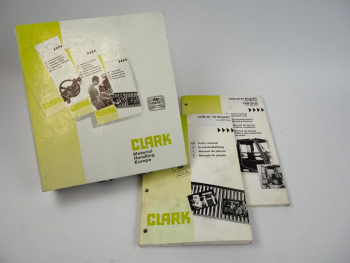 Clark CEM 20 bis 35 MegaAC Stapler Ersatzteilliste Parts Manual