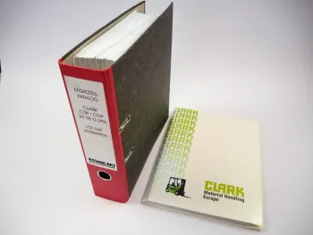 Clark CGP CDP 25 30 35 D-LPG 8908 8905 Stapler Betriebsanweisung Ersatzteilliste