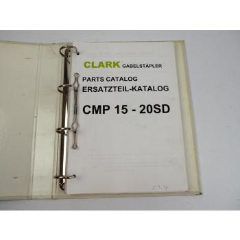 Clark CMP 15 20 SD Gabelstapler Ersatzteilliste Parts Manual