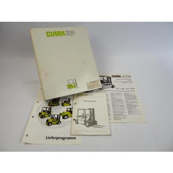 Clark CTM 10 12 16 20 Gabelstapler Ersatzteilliste Parts Manual 1995