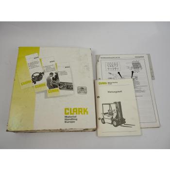 Clark DPL 80 100 120 163 Stapler Ersatzteilliste Parts Manual 1990