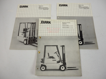 Clark EM TM 10 12 15 Gabelstapler Schulung Hydraulik Lenkung Bremse 1984