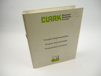 Clark GPX 30 35 40 50 Stapler Bedienungsanleitung Ersatzteilliste 92 Parts List
