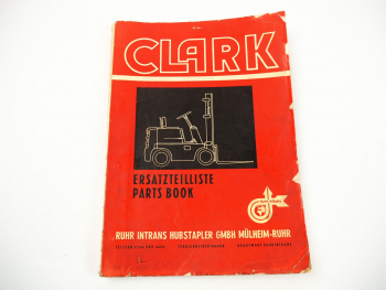 Clark RCFY30 Gabelstapler Ersatzteilkatalog Parts List Ersatzteilliste 1960er J.