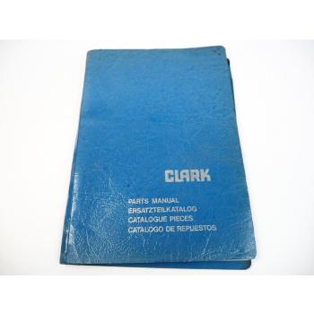 Clark TM 145 Gabelstapler Ersatzteilliste Parts Book Catalogue Pieces