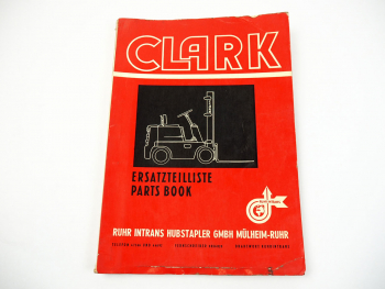 Clark UT100 Gabelstapler Ersatzteilkatalog Parts book