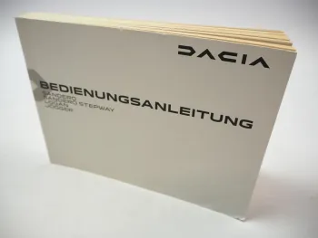 Dacia Sandero Stepway Logan Jogger Betriebsanleitung 5/2022 Bordbuch