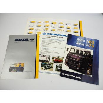Daewoo Avia A60 A75 Turbo Intercooler LKW Transporter technische Daten Prospekt