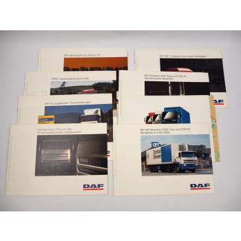DAF 95 400 1700 1900 2300 2700 Baureihe LKW 8x Prospekt 1970/80er Jahre