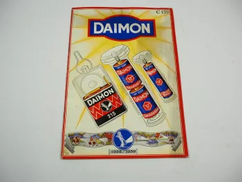 DAIMON Katalog 1938/39 Taschenlampe Batterie Werbedisplay Glühbirne Gasanzünder