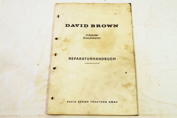 David Brown 3-Zylinder Dieselmotor Werkstatthandbuch Reparatur für 770 880
