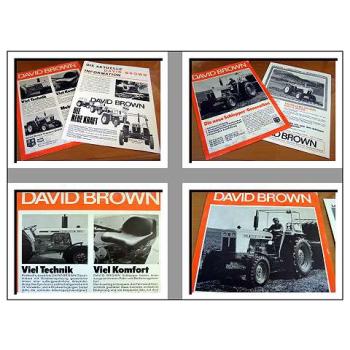 David Brown 775 bis 1210 Traktoren - 2 Prospekte