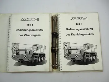 Demag AC 50-1 Mobilkran Betriebsanleitung Bedienungsanleitung 2000