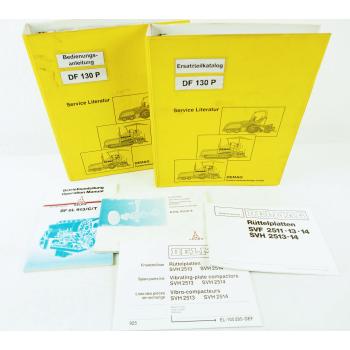 Demag DF130 P Bedienungsanleitung Ersatzteilkatalog Spare parts Catalogue 1995