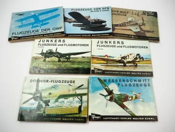 Der Flieger 7x Flugzeuge Junkers Focke Wulf Messerschmitt Dornier HFB GWF
