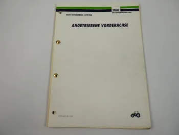 Deutz Agrotron 4.70 - 4.95 6.00 - 6.45 Werkstatthandbuch Vorderachse 1995