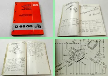 Deutz D 6806 Traktor Schlepper Ersatzteilliste Ersatzteilkatalog Parts List 1981