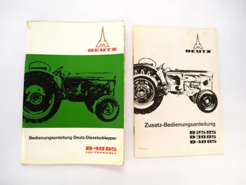 Deutz D4005 Schlepper Traktor Betriebsanleitung Bedienungsanleitung 1965