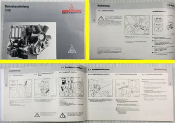 Deutz F2M F3M F4M 1008 Motor Betriebsanleitung Bedienungsanleitung 1995