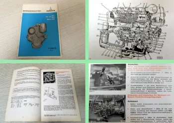 Deutz F3L F4L - F6L 911 / 912 BF6L 912 Motor Betriebsanleitung Bedienung ca 1975