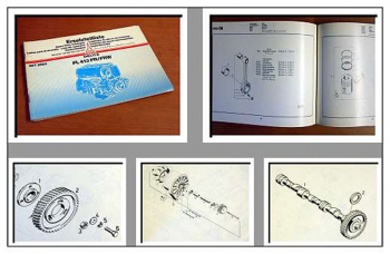 Deutz F5L 413 FR FRW und F6L 413 FR FRW Ersatzteilliste Parts Catalogue 1983