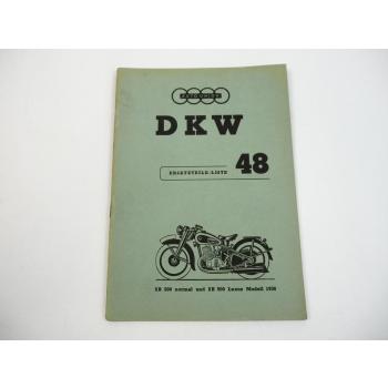 DKW SB500 Normal Luxus Motorrad Ersatzteilliste 1936