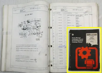 Dresser 540 A II and Engine DT7DTi-466B/C Parts List Ersatzteilkatalog 05/1986