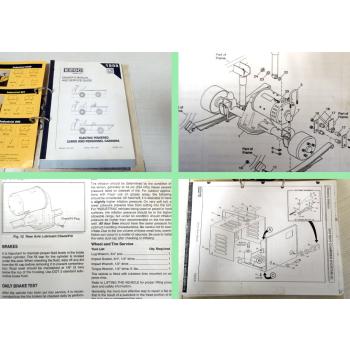 E-Z-Go Industrial 875E 875PE 875AE Mod. 1998 Ownders Manual and Parts List