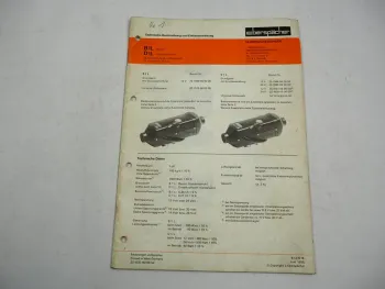 Eberspächer B1L D1L Luftheizgerät für LKW PKW Einbauanleitung Schaltplan 1988