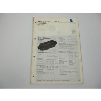 Eberspächer B1LC D1LC Compact Luftheizgerät Betriebsanleitung Einbau 1995