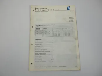 Eberspächer B1LC D1LC Compact Luftheizgerät Reparaturanleitung 1997