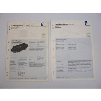 Eberspächer B1LC D1LC Heizgerät Betriebsanweisung Einbau Ersatzteilliste 1992