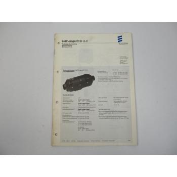 Eberspächer D1LC Heizgerät Betriebsanleitung Einbau 1992
