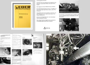 Eder M805 B M815 B Hydraulikbagger Betriebsanleitung