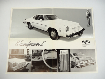 efpc Transformer 1 electric car brochure Prospekt Elektroauto USA R. Aronson 1974