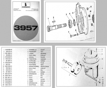 Eicher 3957 Gabelstapler Ersatzteilkatalog Parts List