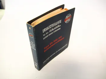 Eicher ES 200 & 201 Schmalspur Schlepper Ersatzteilliste 1965 B Original Ersatzteilkatalog