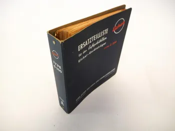 Eicher G200 Geräteträger Ersatzteilliste 1962 A Original Ersatzteilkatalog