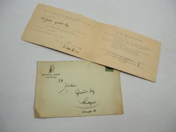 Einladung 21. Stiftungsfest Studentenverbindung Suevia Stuttgart Esslingen 1921