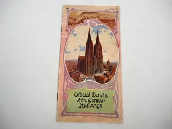Eisenbahn Official Guide of the German Railways Bahn Direktion Altona ca. 1900