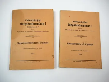Elektrotechnische Aufgabensammung Gleichstromtechnik für Marineschule 1944